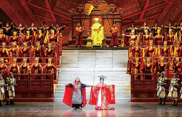 中央歌剧院《图兰朵》剧照